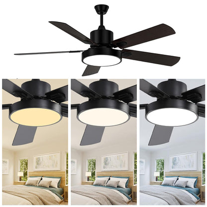 Ceiling Fan with Light and Remote
