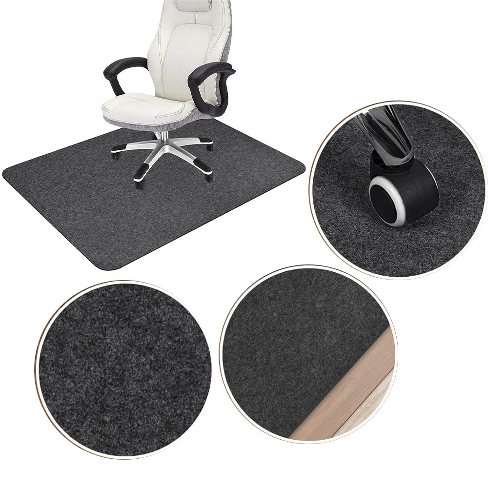 Floor Protector Chair Mat — Grey