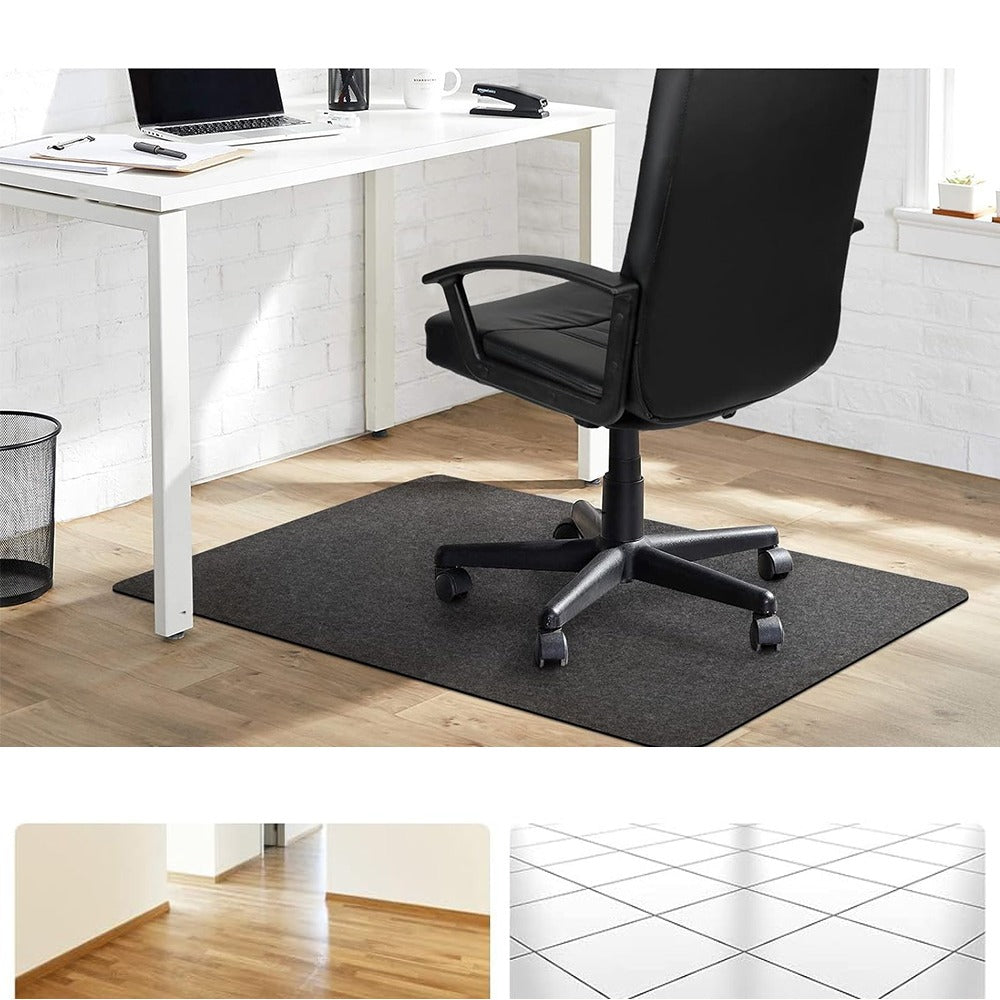 Floor Protector Chair Mat — Grey