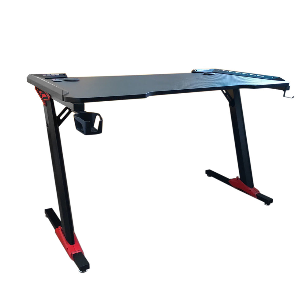 Professional Carbon Fibre Gaming Desk with LED Lighting