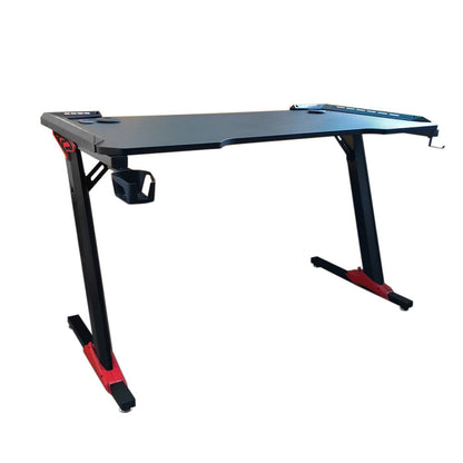 Professional Carbon Fibre Gaming Desk with LED Lighting